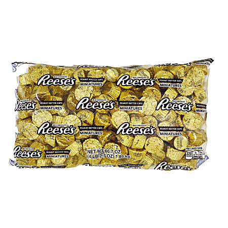 Reese's Peanut Butter Cup Miniatures, 4.1-Lb Bag