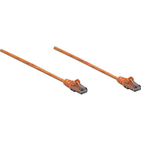 Intellinet Patch Cable, Cat6, UTP, 50', Orange