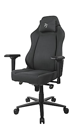 Arozzi Primo Premium Ergonomic Fabric High-Back Gaming Chair, Dark Gray