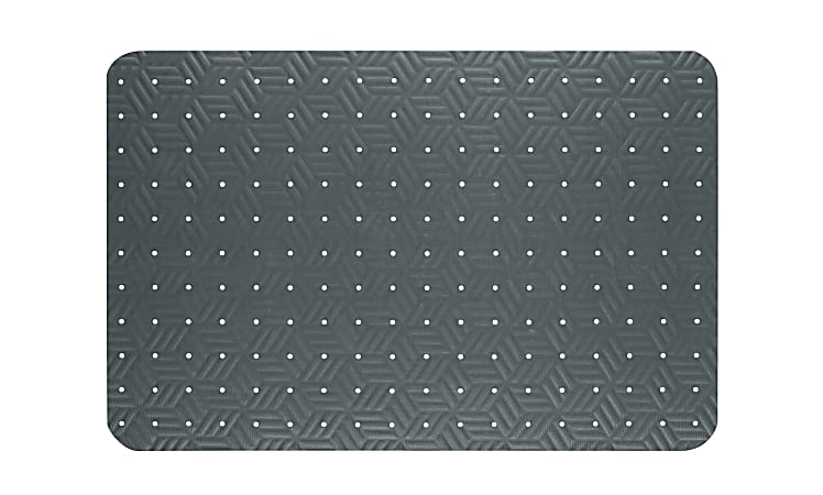 M+A Matting Wet Step Antifatigue Floor Mat, 36" x 60", Gray