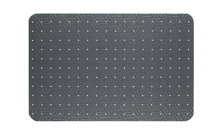 M+A Matting Wet Step Antifatigue Floor Mat, 36" x 60", Gray