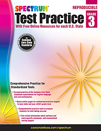 Spectrum Test Practice Workbook, Grade 3