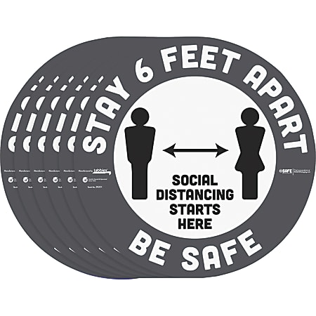 6 feet apart signs deals