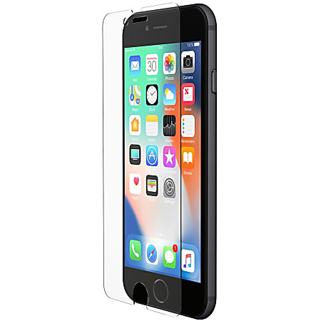 Belkin ScreenForce Screen Protector Crystal Clear - For LCD iPhone 6, iPhone 6s, iPhone 7, iPhone 8, iPhone SE2 - Tempered Glass