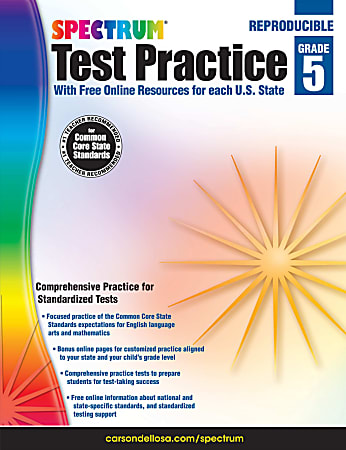 Spectrum Test Practice Workbook, Grade 6