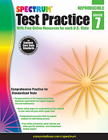 Spectrum Test Practice Workbook, Grade 7