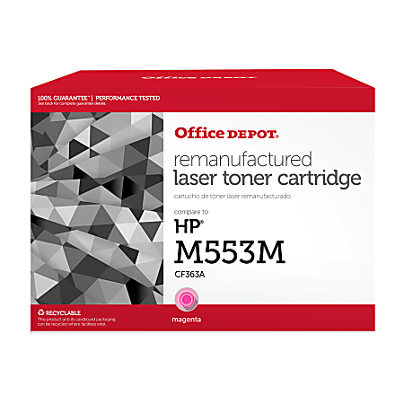 Office Depot® Remanufactured Magenta Toner Cartridge Replacement for HP 508A, OD508AM