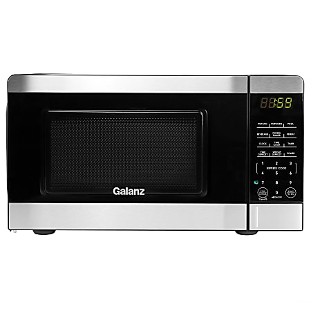Galanz 700-Watt Countertop Microwave Oven, 0.7 Cu. Ft., Silver