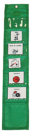 Key Education Portable Visual Schedule Pocket Chart, Grades Pre-K To 5