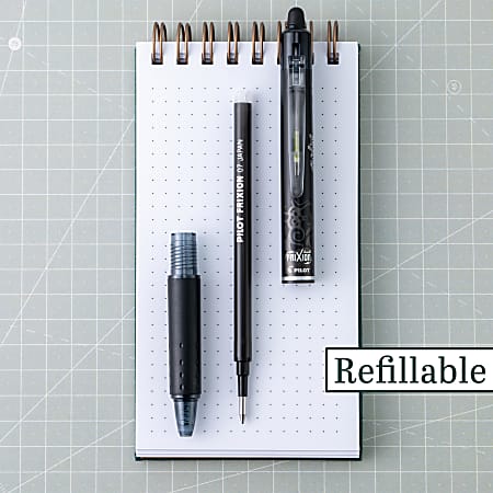 Pilot FriXion Ball Clicker Erasable Retractable Gel Pens Pack of 3