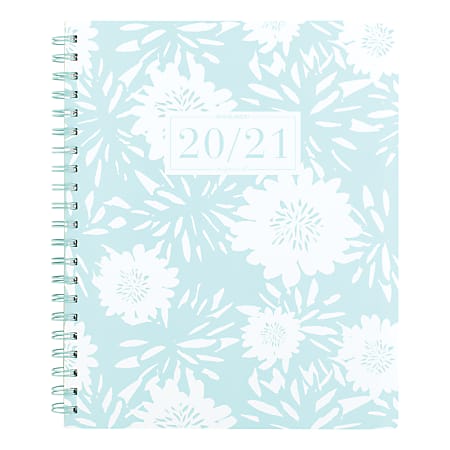 See Jane Work® Floral Academic Weekly/Monthly Planner, 8-1/2" x 11", Blue, July 2020 to June 2021, SJ101-905A
