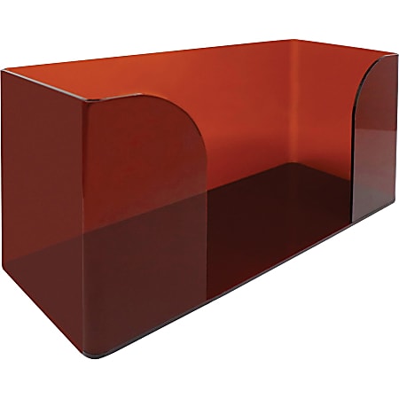 Nadex Coins Acrylic Smoke Check Tray, 3.9"H x 4.6"W x 10"D, Desktop, Durable, Stackable, Acrylic