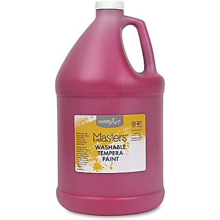 Handy Art Little Masters Washable Tempera Paint Gallon - 1 gal - 1 Each - Magenta