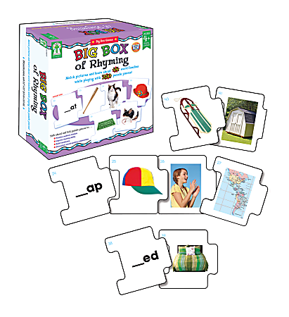 Key Education Big Box Of Rhyming Puzzle, Ages 4 And Up