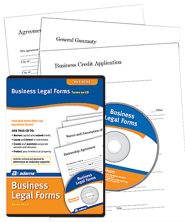 Adams® Business Legal Forms And Agreements