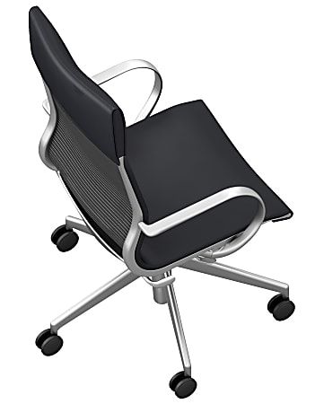 Renaro black leather hotsell chair