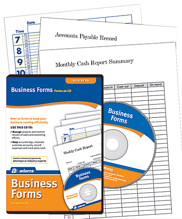 Adams® Business Forms Software, Disc