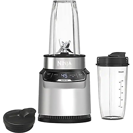 Ninja Nutri-Blender Pro With Auto-iQ, 24 Oz, Cloud Silver/Black, Total Qty 1