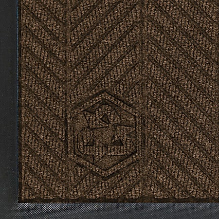 WaterHog Floor Mat, Eco Elite, 6' x 12', Chestnut Brown