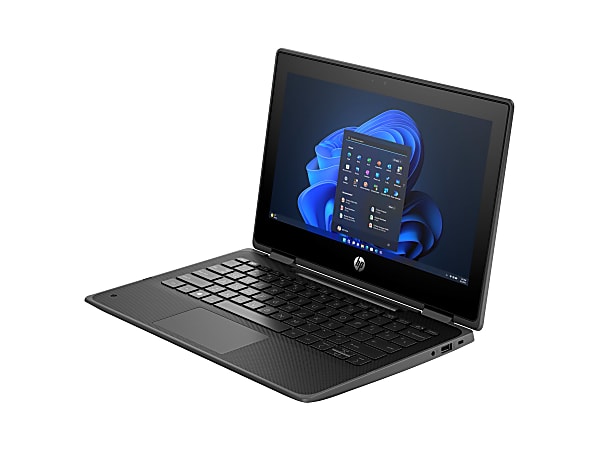 HP Fortis Flip G1i 11.6" Touchscreen Convertible 2 in 1 Notebook, HD, 60 Hz, Intel N-Series N150, 8 GB, 128 GB SSD, Intel UHD Graphics