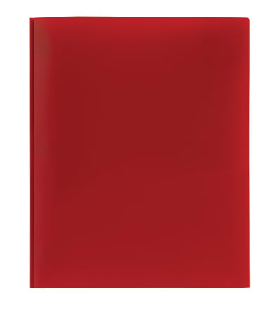 Office Depot® Brand Poly 2-Pocket Portfolio With Fasteners,
