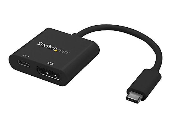StarTech.com USB C To DisplayPort Adapter With USB Power Delivery