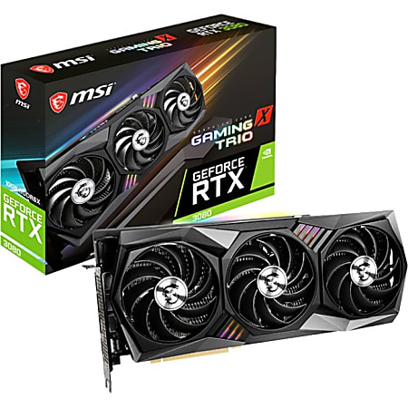 MSI NVIDIA GeForce RTX 3080 Graphic Card - 10 GB GDDR6X - 320 bit Bus Width - PCI Express 4.0 - DisplayPort - HDMI