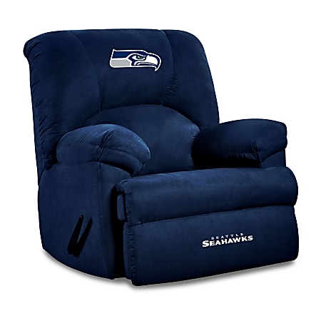 Imperial NFL GM Microfiber Recliner Accent Chair, Seattle Seahawks, Navy