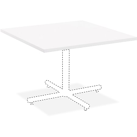 Lorell® Hospitality Square Table Top, 36"W, White