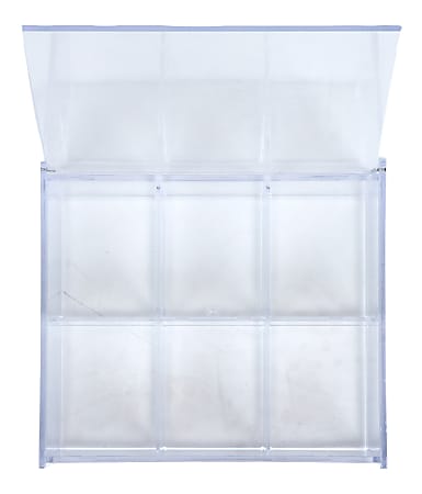 Mind Reader Acrylic Clear with Lid 6-Compartment Pantry Organizer For  Kitchen Tea Bag Storage and Organizer Holder TEA6C-CLR - The Home Depot
