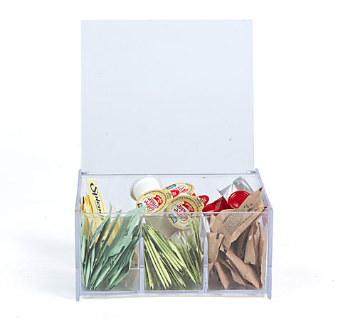 Acrylic Clear Compartment Storage Box / Small