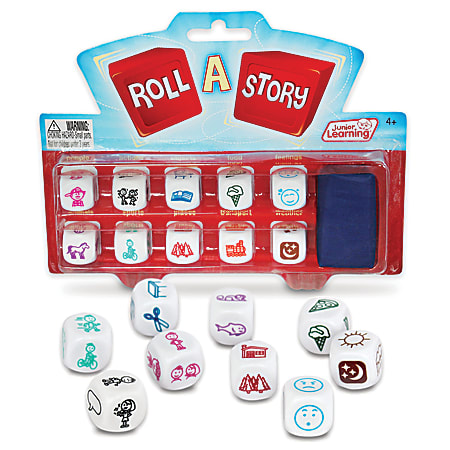 Junior Learning Roll A Story Dice Game, Grades
