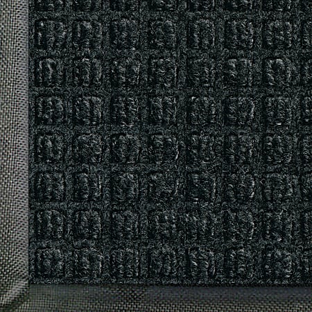 M+A Matting WaterHog Squares Classic Floor Mat, 6' x 12', Charcoal