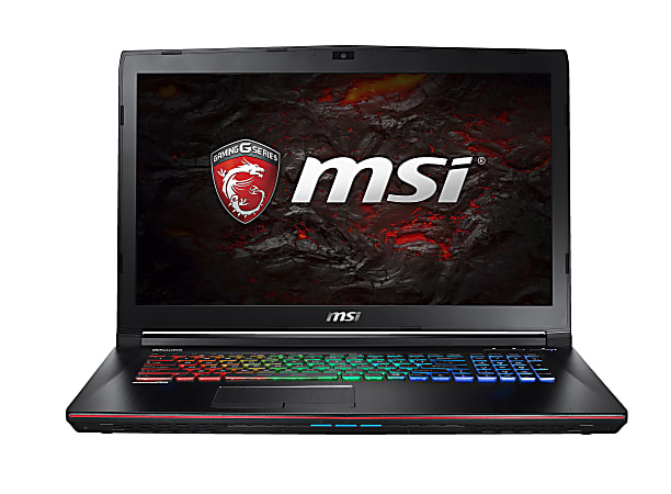 MSI GE72VR Apache Pro-010 17.3" Gaming Laptop Intel Core i7-6700HQ GTX1060 12GB DDR4 128GB SSD +1TB Steel Series Keyboard Win10 VR Ready