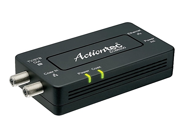 Actiontec Bonded MoCA 2.0 Network Adapter ECB6200 Media