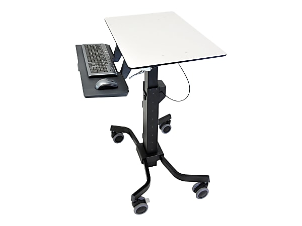 Ergotron® TeachWell® 31" Mobile Digital Workspace Workstation, 52-4/5"H x 31"W x 24-1/10"D, Graphite Gray