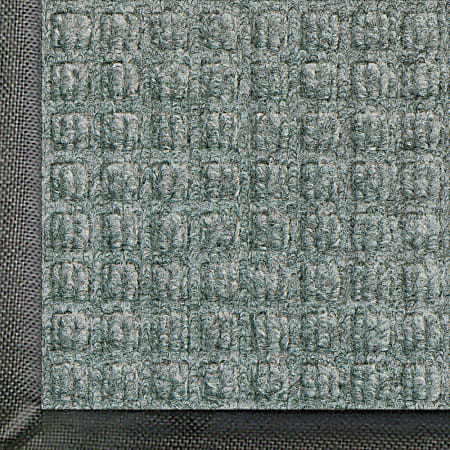 WaterHog Floor Mat, Classic, 6' x 12', Medium Gray