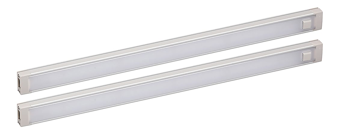 Black Decker 2 Bar Under Cabinet LED Lighting Kit 12 Natural Daylight -  Office Depot