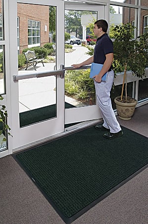 WaterHog Floor Mat, Classic, 4' x 10', Evergreen