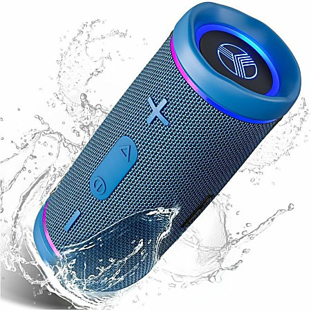 TREBLAB HD77 - Wireless Bluetooth Speaker - 30W Stereo, 20H Battery, IPX7 Waterproof, TWS Mode, Portable Speaker with RGB Light and Shockproof Body