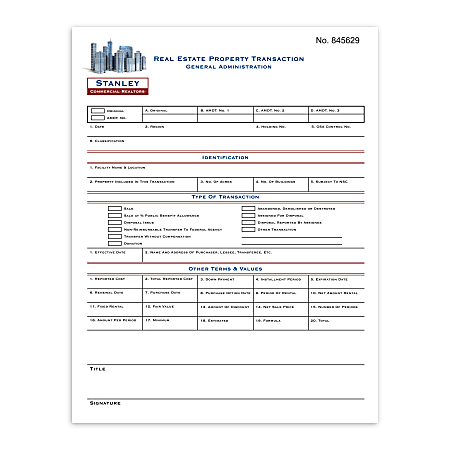 Custom Carbonless Business Forms, Create Your Own, Full Color, 8 1/2” x 11”, 3-Part, Box Of 250