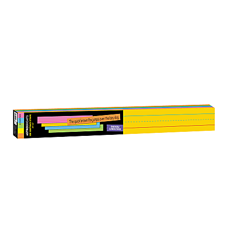 Astrobrights Sentence Strips, 3" x 24", Mulitcolor, Pack Of 100 Strips