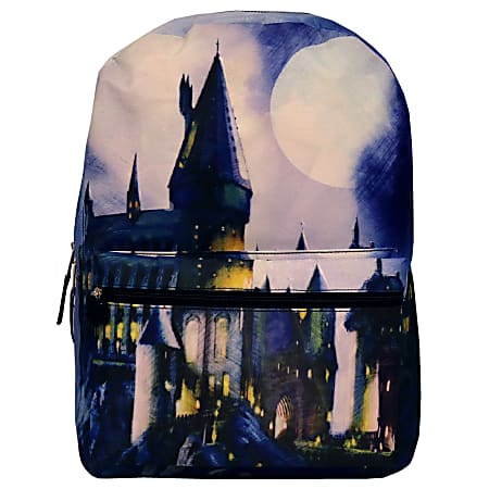 Harry Potter Hogwarts Sublimated Backpack, Blue