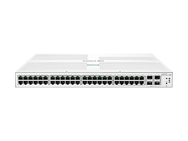 HPE Networking Instant On 1930 48G 4SFP/SFP+ Switch - Switch - L2+ - managed - 48 x 10/100/1000 + 4 x 1 Gigabit / 10 Gigabit SFP+ - rack-mountable