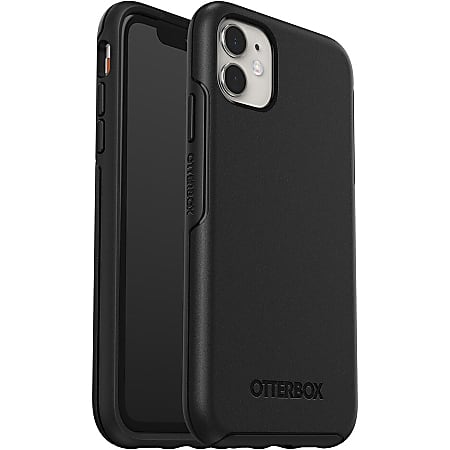 OtterBox iPhone 11 Symmetry Series Case - For Apple iPhone 11 Smartphone - Black - Drop Resistant - Synthetic Rubber, Polycarbonate - 1