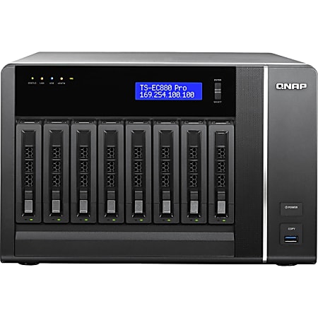QNAP Turbo NAS TS-EC880 Pro NAS Server
