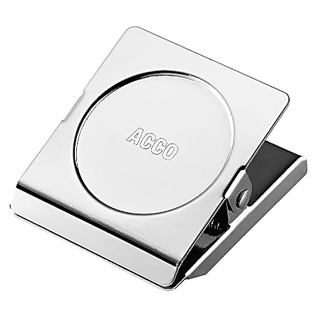 ACCO® Magnetic Clip, Small, Silver