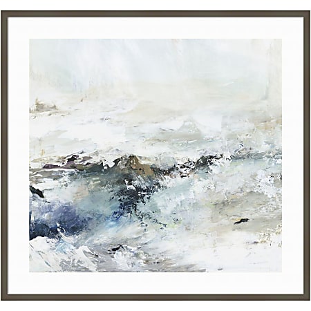 Amanti Art Rush of Nature II by Allison Pearce Wood Framed Wall Art Print, 41”W x 39”H, Gray