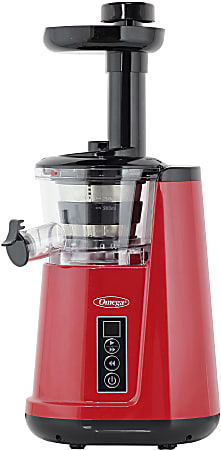 Omega JC3000RD13 Juicer, Red