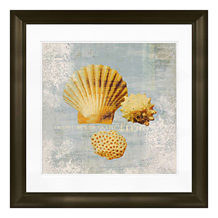 Timeless Frames Marren Framed Wall Artwork, 12" x 12", Tidal Treasures